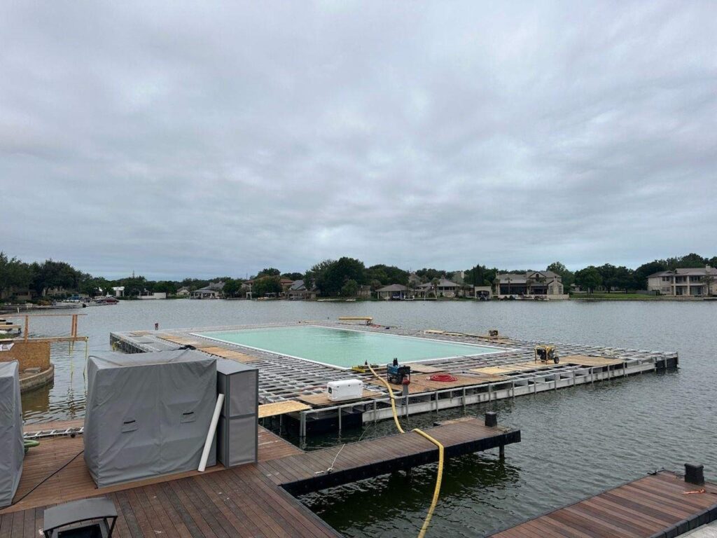 HDPE Custom Barge for Resort TX