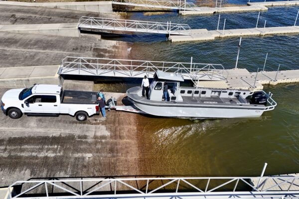 Tideman Coastal Utily with a V bow